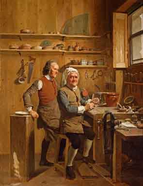 Johann Zoffany John Cuff and his assistant